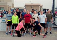 Fellow Soldiers/Co Workers Before a Run